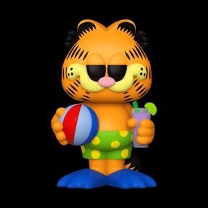 Funko Pop! Garfield with Beach Ball - Orange, Blue, Green